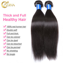 Human Hair Weaving Peruvian Virgin Hair 3 Pcs 7A Unprocessed Peruvian Straight Hair Extension