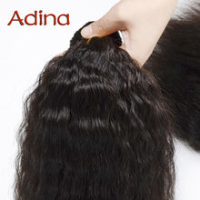 6A Peruvian Kinky Straight Hair Weaves 100% Virgin Human Hair Extension 5pcs Hair Bundles Coarse Yaki Virgin Hair