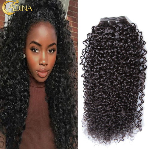 7A Brazilian Virgin Hair Curly Wave 4 Bundles Brazilian Curly Hair Curly Weave Human Hair Extensions Human Hair Bundles