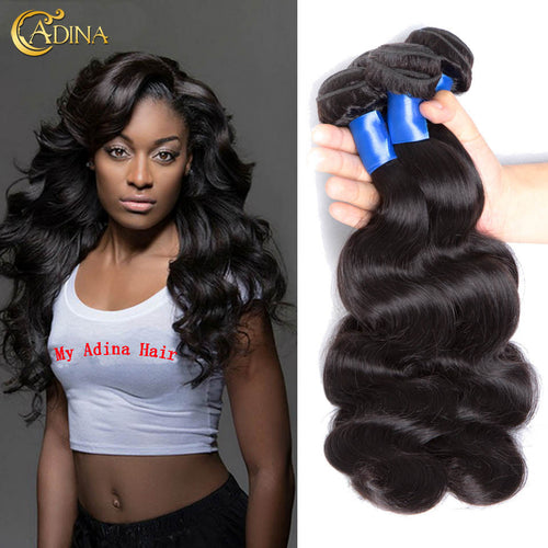 7A Unprocessed Peruvian Virgin Hair Body Wave 4 Pcs Lot 8 - 26 Inch Peruvian Body Wave Virgin Hair Natural Black