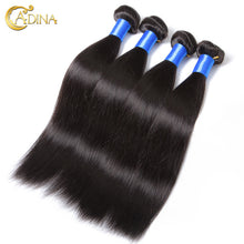 7A Unprocessed Malaysian Virgin Hair Straight 4 bundle deals 8-26inch Human Hair Weave No Shedding Malaysian Straight Virgin Hair