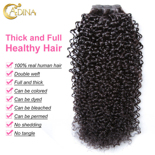 Hair Products Grade 6A Malaysian Kinky Curly Virgin Hair Human Hair 8-26 Malaysian Deep Wave Natural Color Weaving