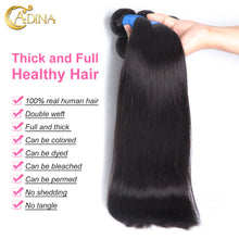 Hair Products Malaysian Virgin Hair Straight 4 bundles Malaysian Straight Hair 8"-26" Human Hair Weave Tangle