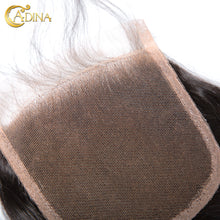 Unprocessed 100% Brazilian Virgin Hair Straight Extention 2Bundles With 4*4Lace Closure Grade 7A