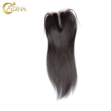 Unprocessed 100% Brazilian Virgin Hair Straight Extention 2Bundles With 4*4Lace Closure Grade 7A