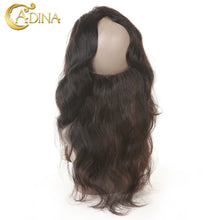 Brazilian 360Frontal Closure With Bundles 7A Brazilian Virgin Human Hair Body Wave Full Lace 360 Frontal Closure