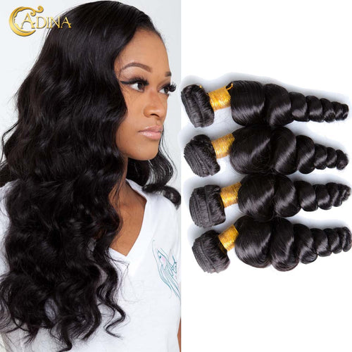 Brazilian Loose Wave Brazilian Hair 4 Bundles Loose Wave Virgin Hair 7A Unprocessed Virgin Brazilian Hair Weave Extension