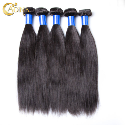 Brazilian Virgin Hair 5 Bundles Straight Human Hair Products Unprocessed Virgin Hair Brazilian Virgin Hair Natural Color