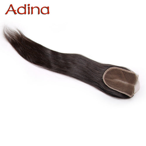 Brazilian Virgin Hair Closure Discount Natural Color Brazilian Straight Closure 4x4 Size Part Straight Lace Closure