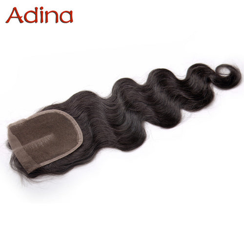 Brazilian Virgin Hair Lace Closure Body Wave Human Hair Brazilian Lace Closure with Bleached Knots Hand Weaving Swiss Lace