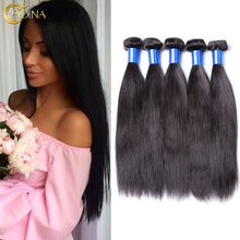 Brazilian Virgin Hair Straight 5Bundles Human Hair Products Brazilian Straight Hair Natural Color 100% Virgin Human Hair Weaving