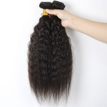 7A Brazilian Virgin Hair Kinky Straight Human Hair Extensions 2Pcs/ Lot 8"-26" Instock Brazilian Hair Weave Bundles