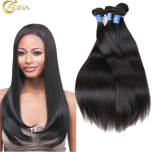 Peruvian Virgin Hair 4 Bundles Peruvian Virgin Hair Straight Hair Weave 7A Unprocessed Virgin Human Hair Bundles Deals