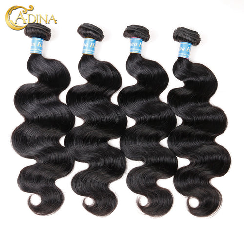 Virgin Hair Bundle Deals Indian Virgin Hair Body Wave 4pcs/Lot Indian Body Wave 100% Human Hair Weaving