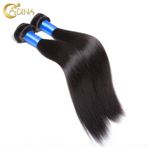 Grade 6A Peruvian Virgin Hair Straight Human Hair Company Peruvian Hair Bundles Extension 100% Human Hair Weaving