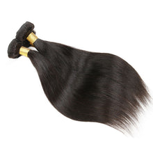 Indian Virgin Hair Straight With Lace Closure Indian Hair Weave Bundles 1pc Lace Closure With 3 Bundles Indian Human Hair