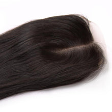 Indian Virgin Hair Straight With Lace Closure Indian Hair Weave Bundles 1pc Lace Closure With 3 Bundles Indian Human Hair