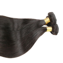 Indian Virgin Hair Straight With Lace Closure Indian Hair Weave Bundles 1pc Lace Closure With 3 Bundles Indian Human Hair