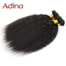Kinky Straight Hair Weave 2Pcs/Lot Unprocessed Virgin Indian Hair Natural Hair Corase Kinky Straight Extensions