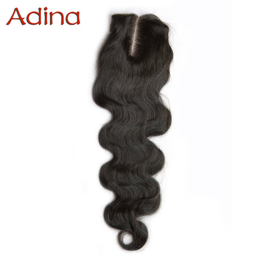 Malaysian Lace Closure Virgin Human Hair Human Hair Body Wave Closure 12-18Inch Middle Three Part Malaysian Lace Closure