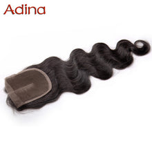 Malaysian Lace Closure Virgin Human Hair Human Hair Body Wave Closure 12-18Inch Middle Three Part Malaysian Lace Closure