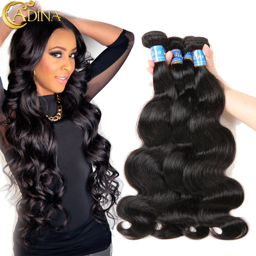 Malaysian Virgin Hair Body Wave 4 Bundles Deal Malaysian Body Wave 7A Unprocessed Virgin Hair Weave 100% Human Hair Extensions