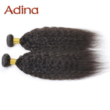 Malaysian Virgin Hair Kinky Straight 1Bundle Italian Yaki Natural Black 6A Malaysian Coarse Yaki Human Hair Extensions