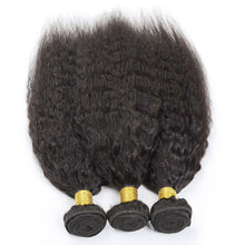 Mongolian Hair Kinky Straight Grade 7A Human Hair Products Kinky Straight Weave 2pcs/lot Italian Yaki Kinky Straight Bundles