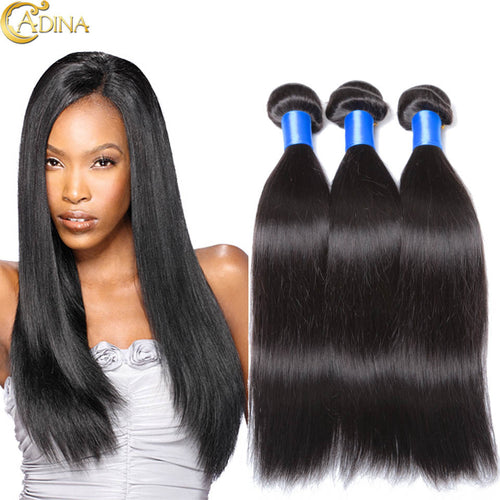 Perfect Miss Virgin Brazilian Straight Hair Weave Bundle 3pcs Natural Color Human Hair Extension Brazilian Virgin Hair Straight