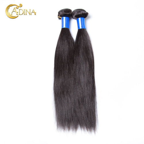Peruvian Straight Hair Weaves Peruvian Virgin Hair Extension Straight 2pcs lot Natural Black Human Hair Weave Bundles