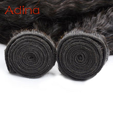 Peruvian Virgin Hair Coarse Yaki 3 Pieces/Lot Kinky Straight Hair Human Hair Weaves Italian Yaki 8"-26" Natural Black