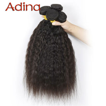 Virgin Human Hair Brazilian Virgin Hair Kinky Straight 3 Bundles 100% Human Hair Brazillian Coarse Yaki Human Real Weave Beauty