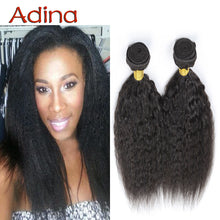 Wet And Wavy Virgin Brazilian Kinky Straight Hair Brazilian Virgin Hair Kinky Straight 2Bundle Brazilian Virgin Hair Coarse Yaki